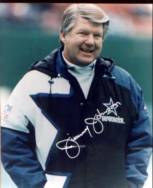 Jimmy Johnson Autographed 8x10 Photo