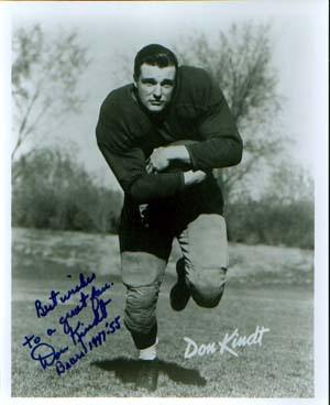 Don Kindt Autographed 8x10 Photo - Vintage Dugout