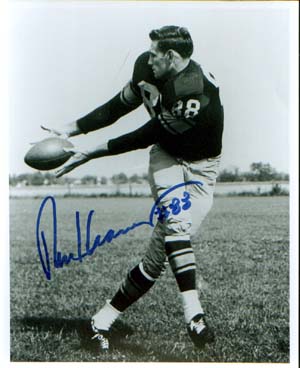 Ron Kramer Autographed 8x10 Photo