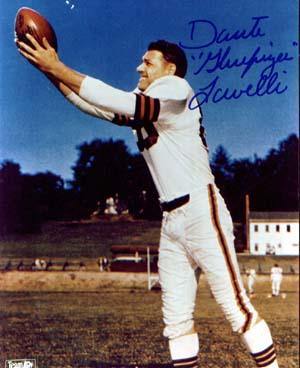 Dante Lavelli Autographed 8x10 Photo - Vintage Dugout