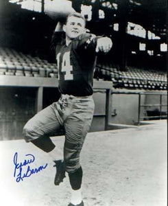 Eddie LeBaron Autographed 8x10 Photo - Vintage Dugout