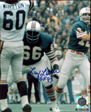 Larry Little Autographed 8x10 Photo