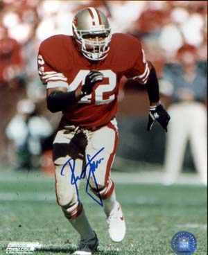 Ronnie Lott Autographed 8x10 Photo