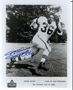 Marion Motley Autographed 8x10 Photo