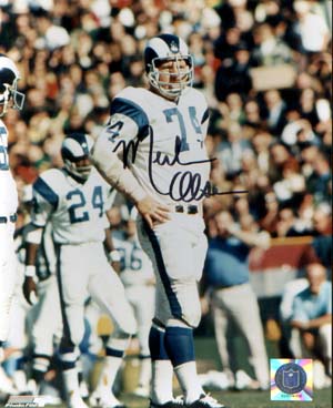 Merlin Olsen Autographed 8x10 Photo