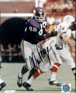 Alan Page Autographed 8x10 Photo - Vintage Dugout