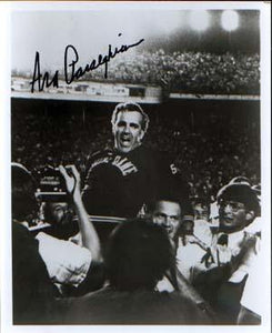 Ara Parseghian Autographed 8x10 Photo - Vintage Dugout