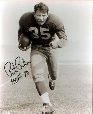 Pete Pihos Autographed 8x10 Photo - Vintage Dugout