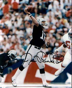 Jim Plunkett Autographed 8x10 Photo - Vintage Dugout