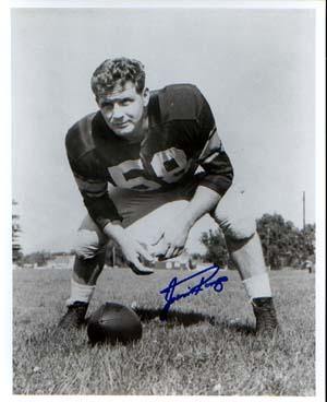 Jim Ringo Autographed 8x10 Photo - Vintage Dugout