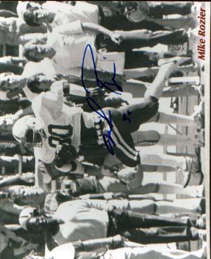 Mike Rozier Autographed 8x10 Photo - Vintage Dugout