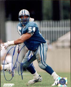 Chris Spielman Autographed 8x10 Photo - Vintage Dugout