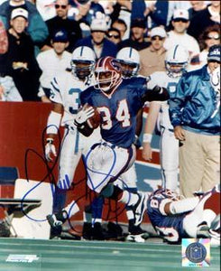 Thurman Thomas Autographed 8x10 Photo - Vintage Dugout