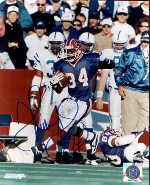 Thurman Thomas Autographed 8x10 Photo - Vintage Dugout