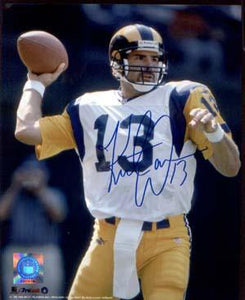 Kurt Warner Autographed 8x10 Photo - Vintage Dugout