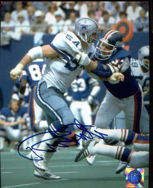 Randy White Autographed 8x10 Photo - Vintage Dugout