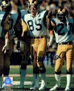 Jack Youngblood Autographed 8x10 Photo - Vintage Dugout