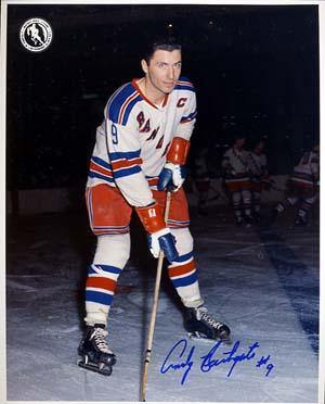 Andy Bathgate Autographed 8x10 Photo - Vintage Dugout