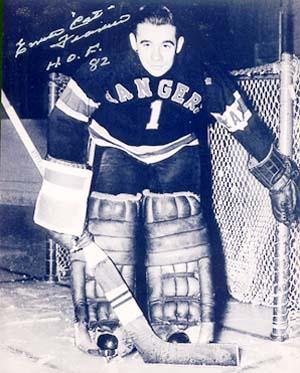 Emile Francis Autographed 8x10 Photo - Vintage Dugout