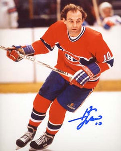 Guy Lafleur Autographed 8x10 Photo