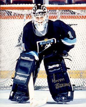 Manon Rheaume Autographed 8x10 Photo - Vintage Dugout