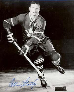 Allan Stanley Autographed 8x10 Photo - Vintage Dugout