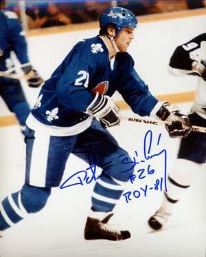 Peter Stastny Autographed 8x10 Photo - Vintage Dugout