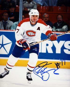 Pierre Turgeon Autographed 8x10 Photo - Vintage Dugout