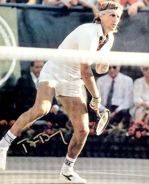 Bjorn Borg Autographed 8x10 Photo - Vintage Dugout