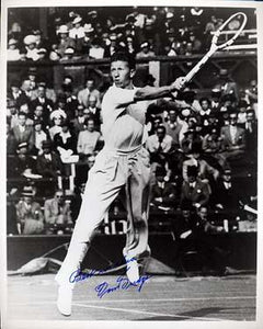 Don Budge Autographed 8x10 Photo - Vintage Dugout