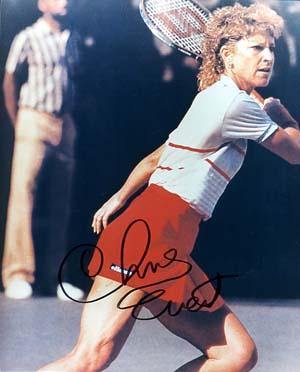 Chris Evert Autographed 8x10 Photo - Vintage Dugout