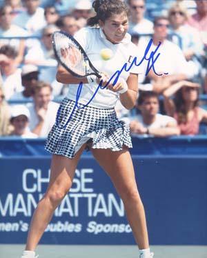 Monica Seles Autographed 8x10 Photo - Vintage Dugout