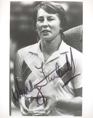 Wendy Turnbull Autographed 8x10 Photo - Vintage Dugout