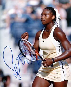 Serena Williams Autographed 8x10 Photo - Vintage Dugout