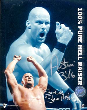 Steve Austin Autographed 8x10 Photo