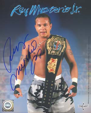 Rey Mysterio Jr. Autographed 8x10 Photo