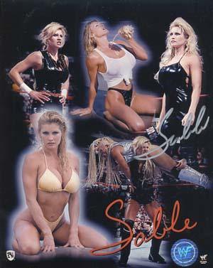 Sable Autographed 8x10 Photo - Vintage Dugout