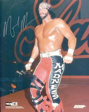 Randy Savage Autographed 8x10 Photo - Vintage Dugout